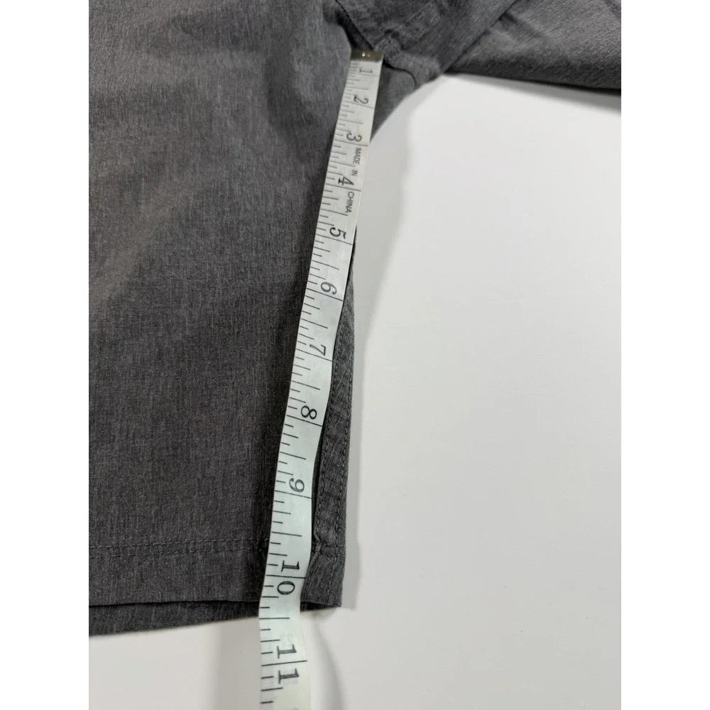 Volcom Shorts Surf and Turf 4 Way Stretch 33 Mens Gray Hybrid Casual Skate